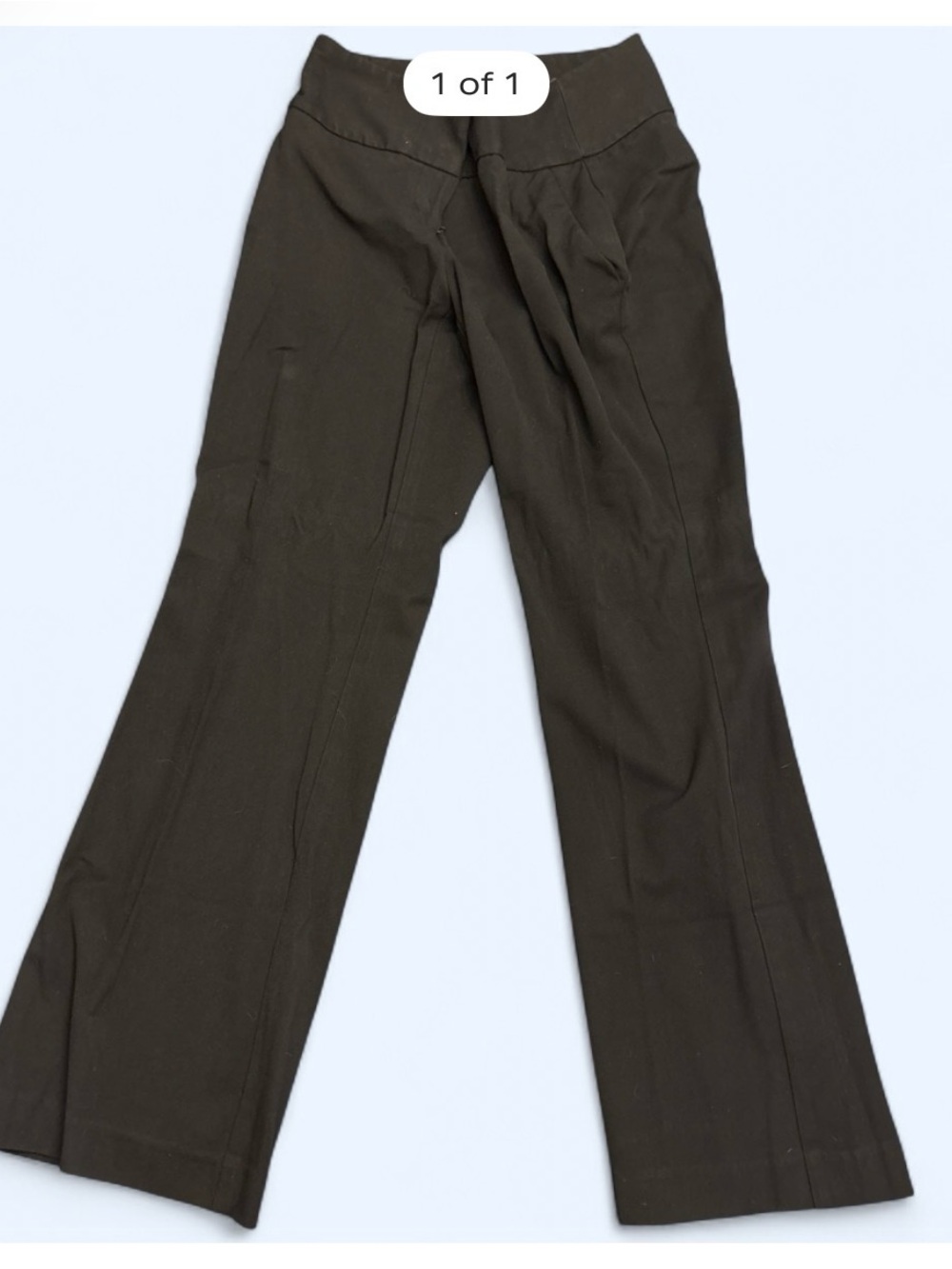 INC International Concepts Women's Dark Brown Flared Dress Pants